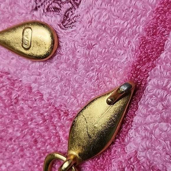 AK ANNE KLEIN set Vintage  necklace with clip-on earrings - Picture 5 of 6